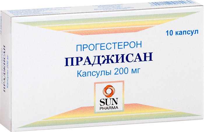Праджисан, капсулы 200 мг, 10 шт. 