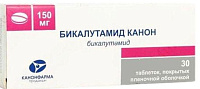 Фото Бикалутамид Канон, таблетки покрытые пленочной оболочкой 150 мг, 30 шт.