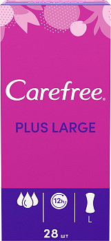 Прокладки Carefree large Plus ежедневные 20 шт.