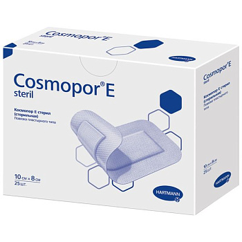 ХАРТМАНН Cosmopor E, повязка стерильная сорбционная 10 x 8 см, 25 шт.