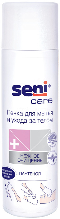 Seni Care, пенка для мытья и ухода за телом 250 мл, 1 шт.