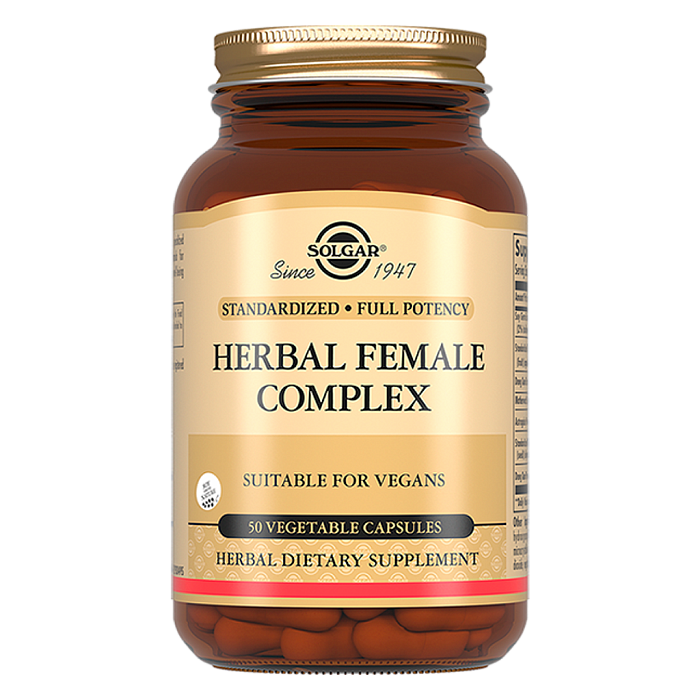 Солгар Натуральный растительный комплекс для женщин, капсулы, 50 шт.