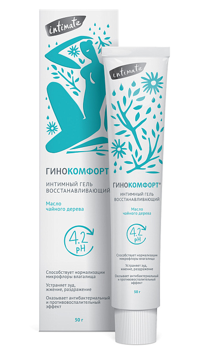 Гинокомфорт, гель восстанавливающий pH баланс 50 г, 1 шт.