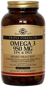 Фото Солгар Тройная Омега-3