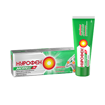 Нурофен Экспресс, гель 5%, 50 г 