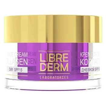 Либридерм Дневной крем Коллаген SPF15 для восстановления сияния и ровного цвета кожи, 50 мл
