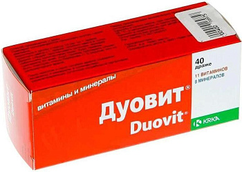 Дуовит, драже, 40 шт.
