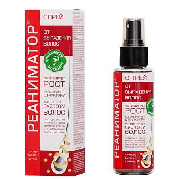 Лошадиная сила Реаниматор, спрей от выпадения и для роста волос, 100 мл