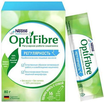 ОптиФайбер, порошок саше 5 г, 16 шт.