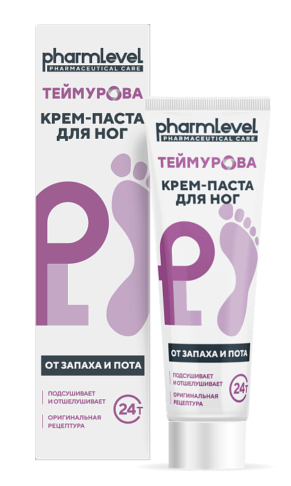 Крем-паста Теймурова от запаха и пота для ног 50 г, 1 шт.