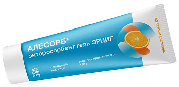Алесорб Энтеросорбент гель (со вкусом апельсина) 180 г 