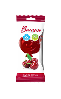 Петушок, леденцовая карамель с Цинком и витамином С, со вкусом вишни, 17 г