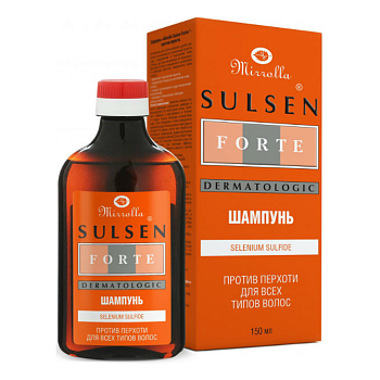 Мирролла Сульсен форте, шампунь против перхоти 150 мл, 1 шт. 