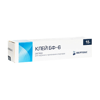 Клей БФ-6, раствор 15 г, 1 шт. 
