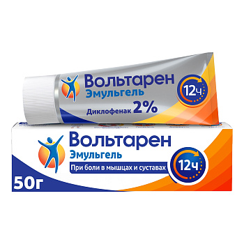 Вольтарен Эмульгель, гель 2% 50 г, 1 шт. 