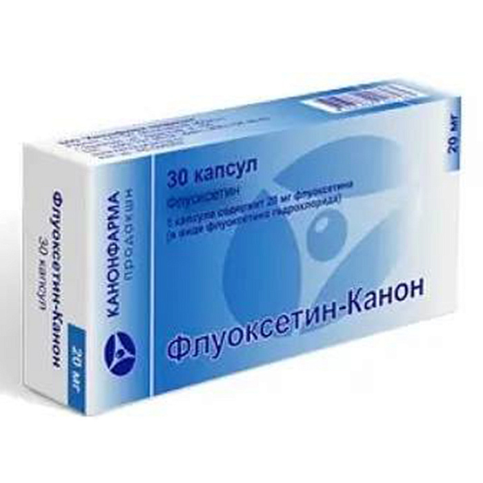 Флуоксетин-Канон, капсулы 20 мг, 30 шт. 