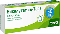 Фото Бикалутамид-Тева, таблетки покрыт. плен. об. 50 мг, 28 шт.