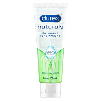 Durex, гель-смазка Naturals 100 мл, 1 шт.