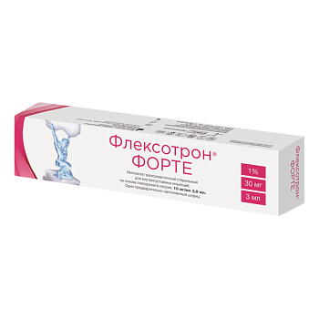 Флексотрон Форте, имплантат вязкоэластичный стерильный 10 мг/мл, 3 мл, 1 шт. 