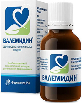 Валемидин, капли, 25 мл 