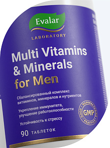 Фото Эвалар Мультивитамины и минералы мужские