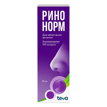 Ринонорм, спрей 0.1%, 20 мл 