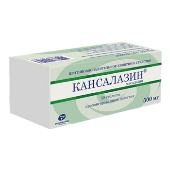 Кансалазин, таблетки с пролонгированным высвобождением 500 мг, 50 шт. (арт. 435819)