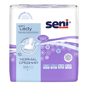 Seni Lady Normal, прокладки урологические, 10 шт.