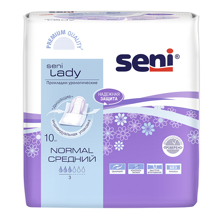 Seni Lady Normal, прокладки урологические, 10 шт.
