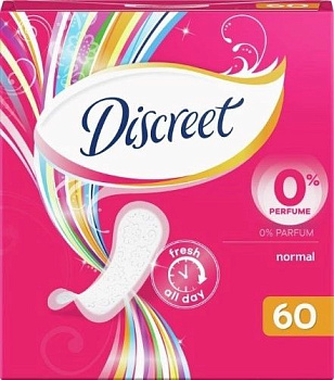 Прокладки ежедневные Discreet Normal, 60 шт.