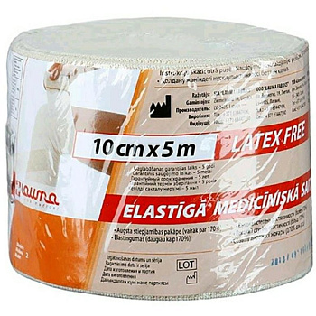 Lauma Бинт эластичный 10 см х 5 м