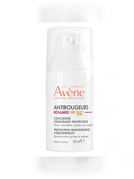 AVENE Antirougeurs Rosamed SPF 50+ (Авен Антиружер Розамед) Защитный увлажняющий концентрат для кожи, склонной к покраснениям 30 мл