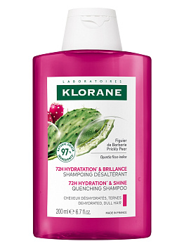 KLORANE (Клоран) Увлажняющий шампунь с опунцией 200 мл