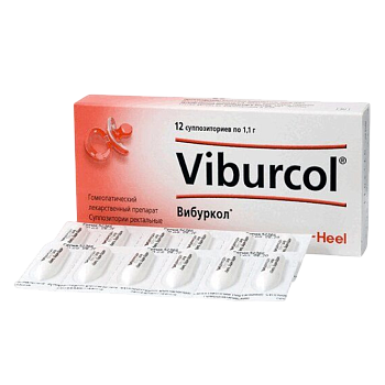 Вибуркол, суппозитории ректальные, 12 шт. 