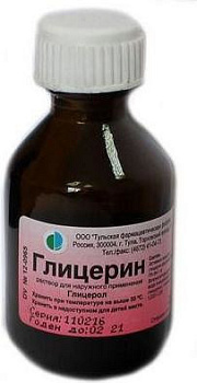 Глицерин, раствор, 25 г (Тульская фармацевтическая фабрика) 