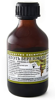 Деготь березовый, флакон 40 мл (Самарамедпром) 