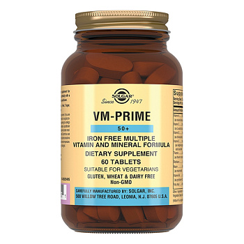 Солгар Мультивитаминный и минеральный комплекс 50+, 60 шт.