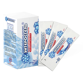 Энтеросгель, паста пакетики (саше) 22.5 г, 10 шт. 