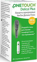 Фото One Touch Delica Plus, ланцеты одноразовые, 25 шт. Фото One Touch Delica Plus, ланцеты одноразовые, 25 шт.