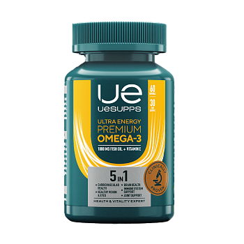 UESUPPS Ультра Энерджи Премиум Омега-3, капсулы, 60 шт.