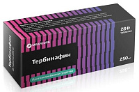 Фото Тербинафин, таблетки 250 мг, 28 шт. (Медисорб) Фото Тербинафин, таблетки 250 мг, 28 шт. (Медисорб)