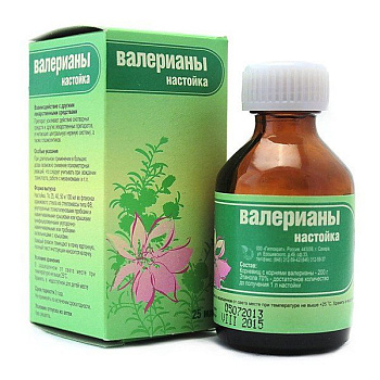 Валерианы настойка, 25 мл (Гиппократ) 