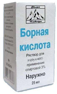 Фото Борная кислота