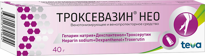 Троксевазин Нео, гель, 40 г 