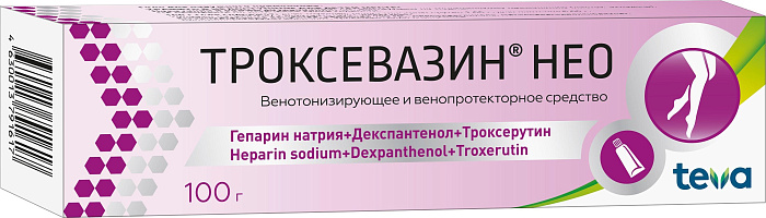 Троксевазин Нео, гель, 100 г 