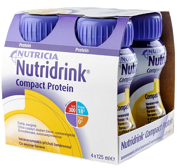 Нутридринк компакт Протеин (банан) 125 мл, 4 шт.