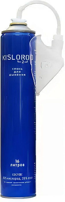 Баллончик медицинский с газовой смесью «KISLOROD» К16L-М, 1 шт.