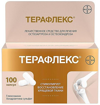 Терафлекс, капсулы 500 мг+400 мг, 100 шт. 