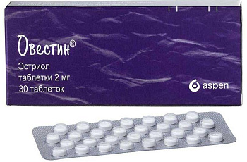 Овестин, таблетки 2 мг, 30 шт. 