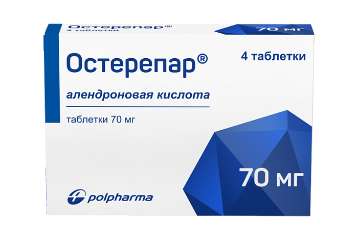 Остерепар, таблетки 70 мг, 4 шт. 